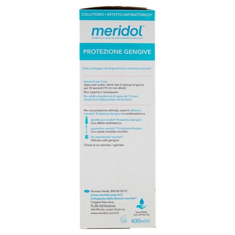 meridol collutorio Protezione Gengive con effetto antibatterico 400 ml